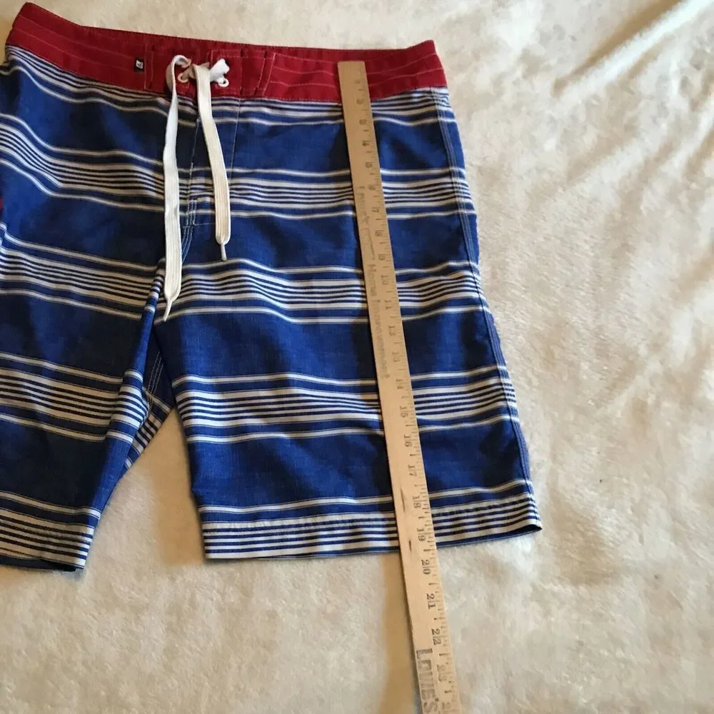 Sperry Board Shorts Top-Sider Size 32 Men's Multicolor Striped Swim Trunks